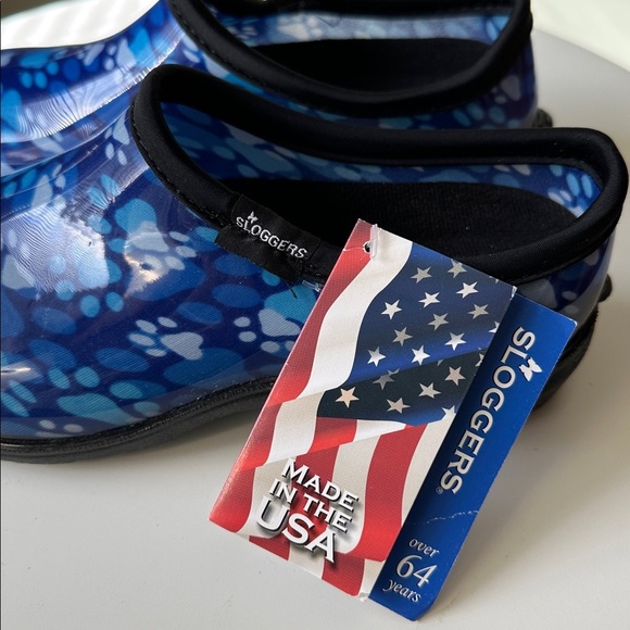 Sloggers Waterproof Garden Shoes Removable Comfortable Insoles Paw Prints NWT 8 - Picture 12 of 15